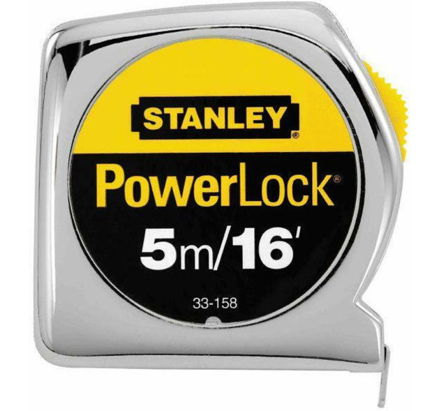 STANLEY POWERLOCK ΜΕΤΡΟ ΜΕ ΚΕΛΥΦΟΣ ΑΒS 5m