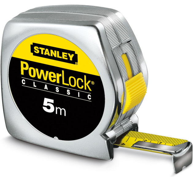 Stanley Powerlock ΜΕΤΡΟ ΜΕ ΚΕΛΥΦΟΣ ΑΒS 5m