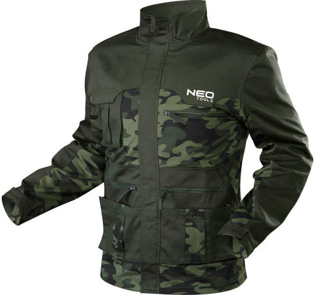 Neo Tools Μπουφάν Εργασίας Camo 255g/m² L/52 81-211-L