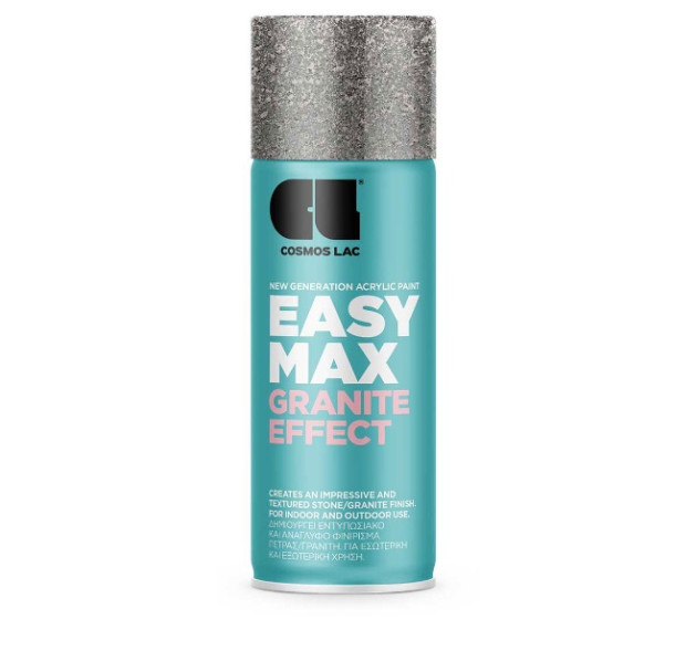 Cosmo Lac Spray Easy Max Line 400ml Granite Effect Γκρι Nο930