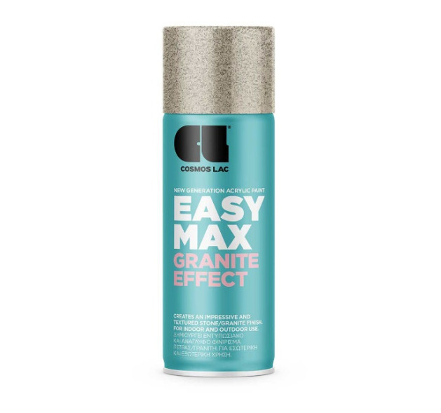 Cosmo Lac Spray Easy Max Line 400ml Granite Effect Μπεζ Nο931