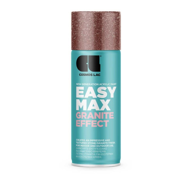 Cosmo Lac Spray Easy Max Line 400ml Granite Effect Τερακοτα Nο932