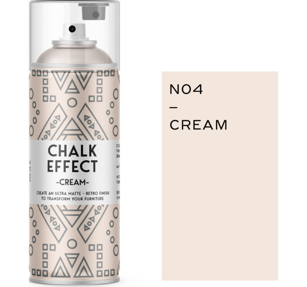 Cosmos Lac Chalk Effect Spray Κιμωλίας N04 Cream Μπεζ 400ml