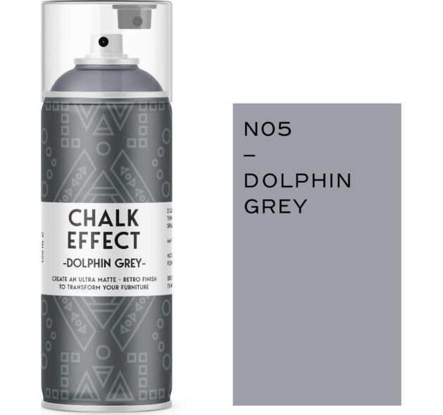 Cosmos Lac Chalk Effect Spray Κιμωλίας N05 Dolphin Grey 400ml