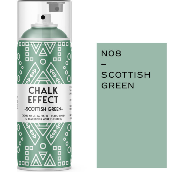 Cosmos Lac Chalk Effect Spray Κιμωλίας N08 Scottish Green 400ml