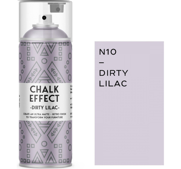 Cosmos Lac Chalk Effect Spray Κιμωλίας N10 Lilac Μωβ 400ml