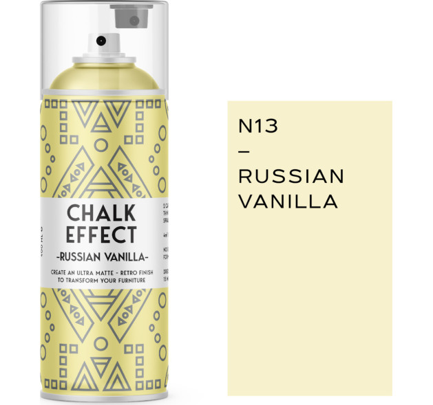 Cosmos Lac Chalk Effect Spray Κιμωλίας N13 Russian Vanilla Κίτρινο 400ml