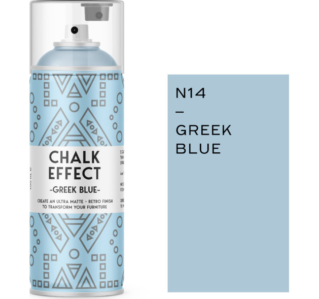 Cosmos Lac Chalk Effect Spray Κιμωλίας N14 Greek Blue 400ml