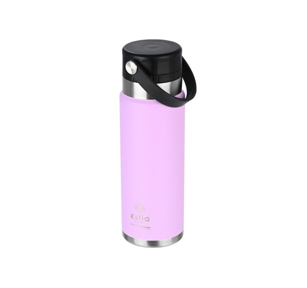 Estia Travel Chug Save The Aegean Μπουκάλι Θερμός Lavender Purple 750ml