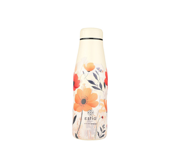 Estia Travel Flask Save the Aegean Μπουκάλι Θερμός Ανοξείδωτο BPA Free SUMMER REVERIE 500ml