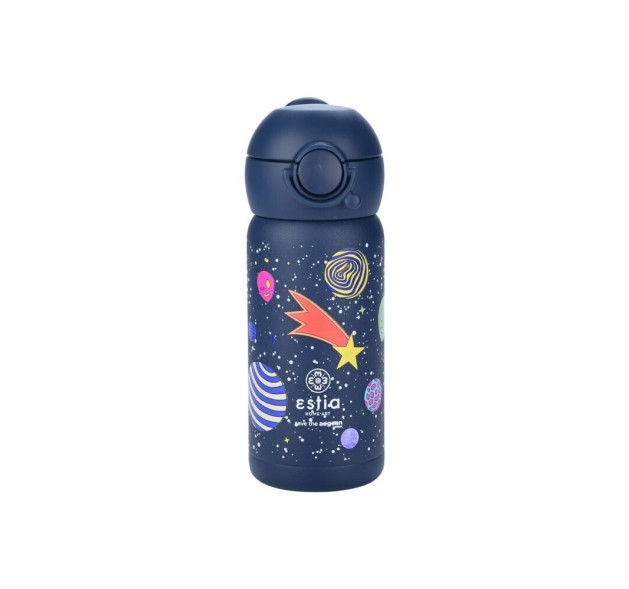 Estia Wonder Bottle Save the Aegean Παιδικό Παγούρι Θερμός Ανοξείδωτο Cosmic Voyagers 350ml