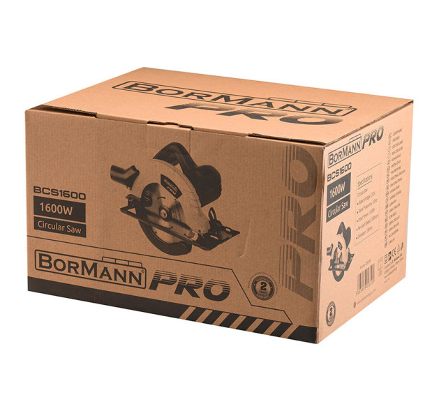 Bormann Pro BCS1600 Δισκοπρίονο 1600W με Σύστημα Αναρρόφησης