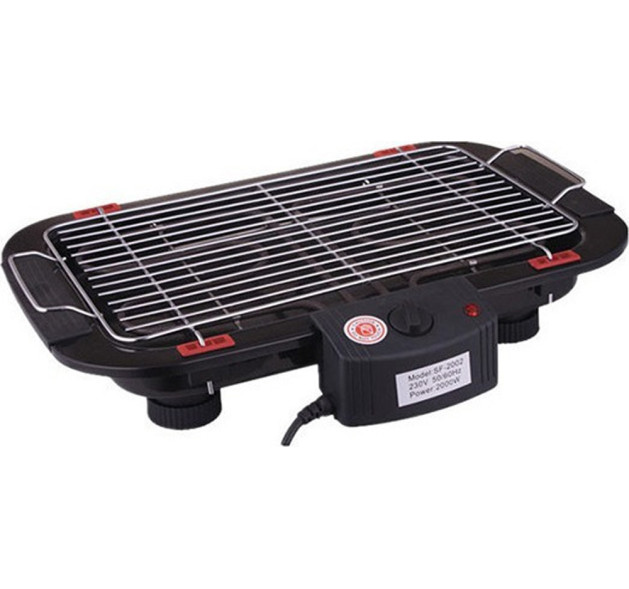 Bormann BBQ1060 Ηλεκτρική Ψησταριά Σχάρας 2000W με Ρυθμιζόμενο Θερμοστάτη