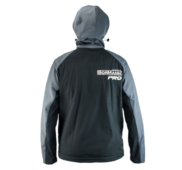 Bormann Napoli Softshell BPP7056 Μπουφάν Εργασίας Softshell με Κουκούλα σε Γκρι Χρώμα