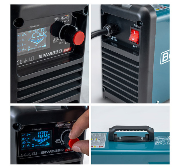 Bormann Pro BIW2250 Ηλεκτροκόλληση Inverter 250A (max) TIG