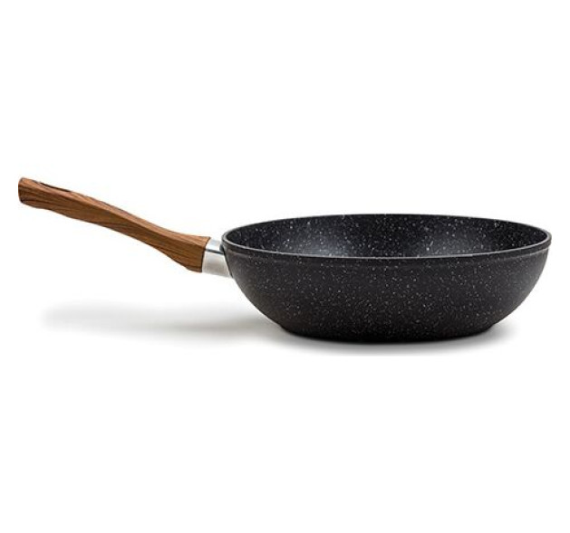 Nava Nature Stone Wok από Αλουμίνιο με Αντικολλητική Επίστρωση 28cm