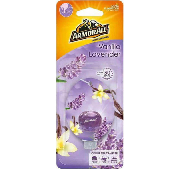 Armor All Κρεμαστό Αρωματικό Υγρό Αυτοκινήτου Vanilla Lavender 2.5ml