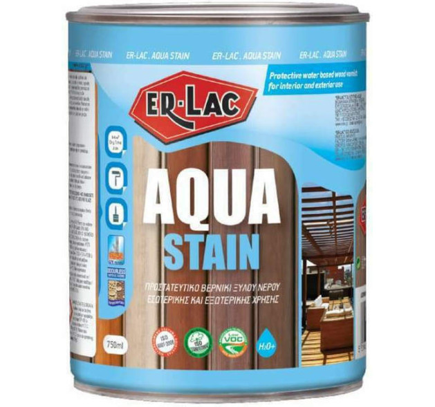 ER-LAC Aqua Stain Gel 2001 Βερνίκι Εμποτισμού Νερού Δρυς 2.5lt