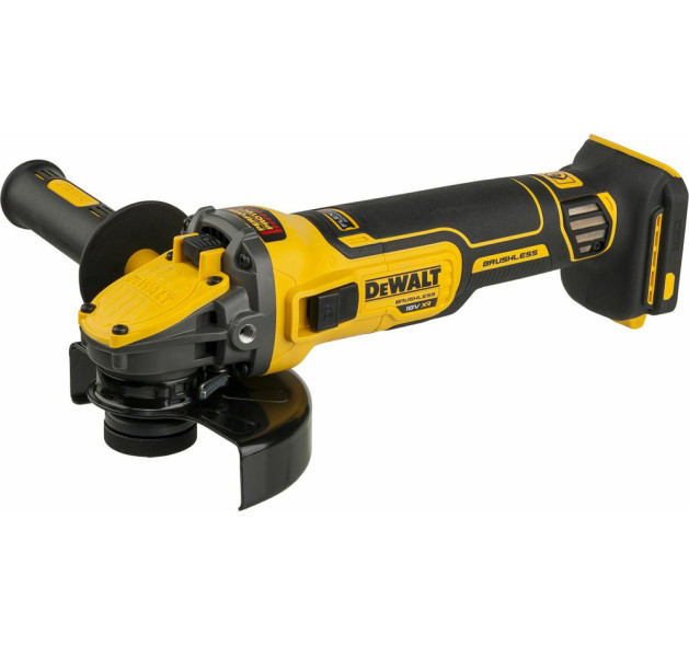 Dewalt Cordless Angle Grinder Τροχός 125mm Μπαταρίας Solo DCG409NT-