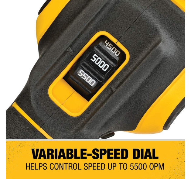 Dewalt DCM848P2 Έκκεντρος Αλοιφαδόρος 2x5Ah με Ρύθμιση Στροφών