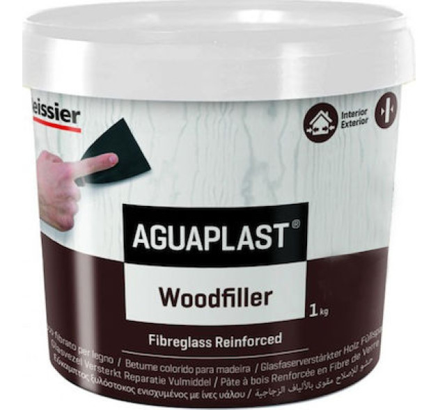 Beissier Aquaplast Ξυλόστοκος Εύκαμπτος υδατοδιαλυτός ενισχυμένος με ίνες υάλου Χρώμα Oak/Δρυς 1Kg