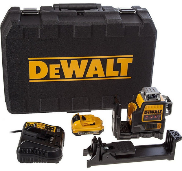 Αυτορυθμιζόμενο Περιστροφικό Αλφάδι Laser Dewalt DCE089D1G 3 ΑΚΤ. ΠΡΑΣΙΝΗ ΠΡΟΒΟ 12V (ΔΩΡΟ)DE0881T