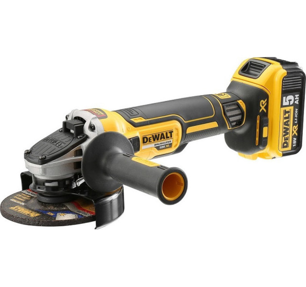 Dewalt DCG405P2 Τροχός 125mm Μπαταρίας 2x5Ah