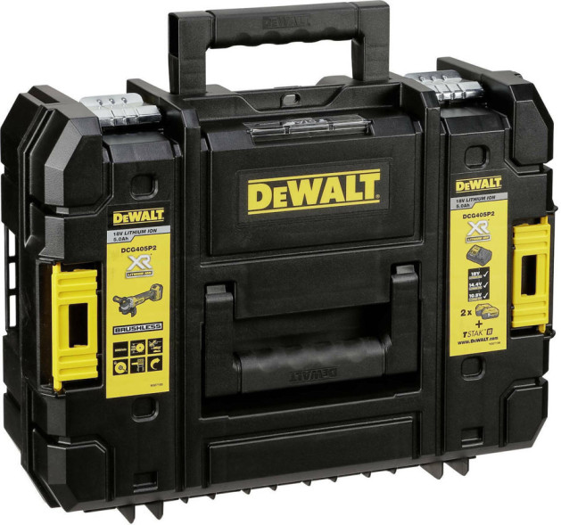 Dewalt DCG405P2 Τροχός 125mm Μπαταρίας 2x5Ah