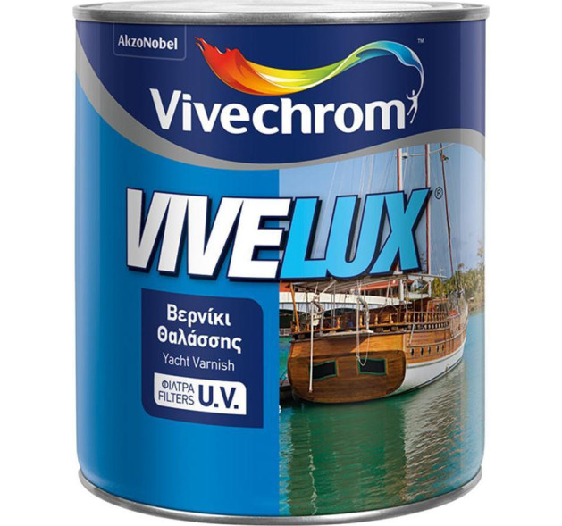 Vivechrom Vivelux Βερνίκι Επιφάνειας ’χρωμο Γυαλιστερό 2.5lt