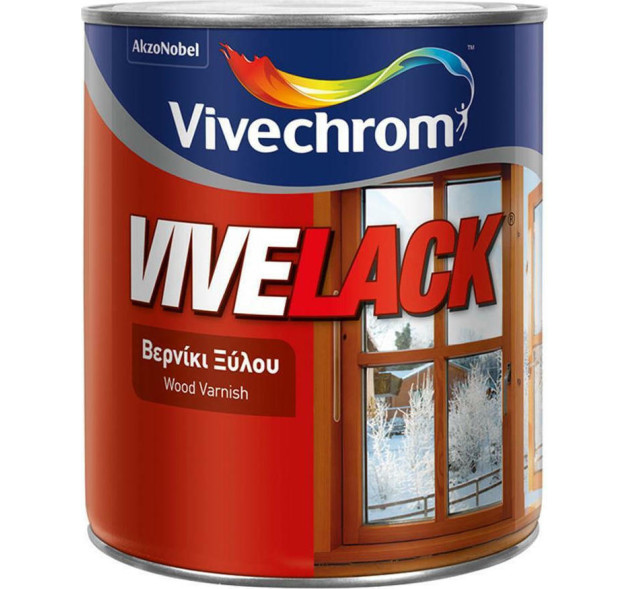 Vivechrom Vivelack Βερνίκι Επιφάνειας 505 Μαόνι Γυαλιστερό 750ml