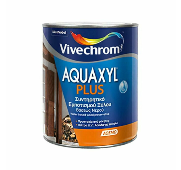 Vivechrom Aquaxyl Plus Συντηρητικό Ξύλου Νερού ’χρωμο Ματ 750ml