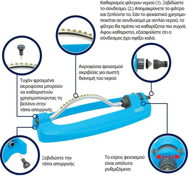 Aquacraft Εκτοξευτήρας Βεντάλιας