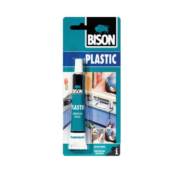 Bison Plastic Adhesive Κόλλα Πλαστικών Διάφανη 50ml