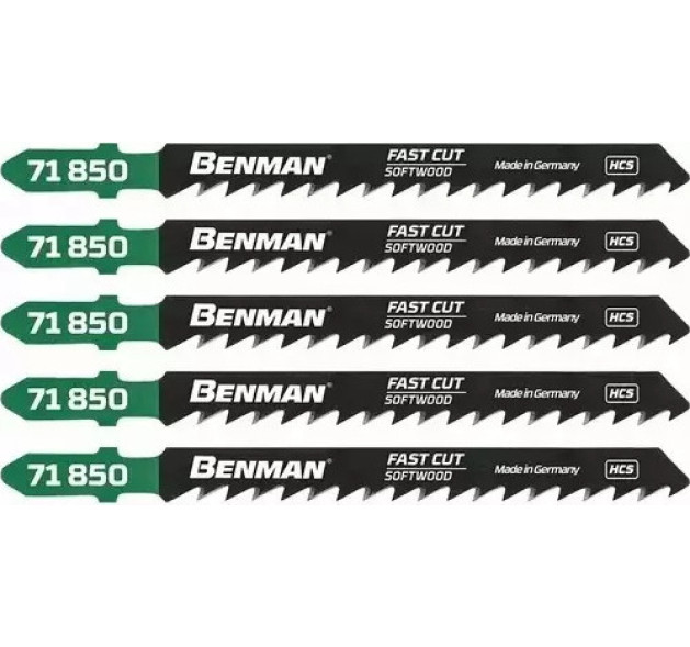 Benman T144D Λάμες για Μαλακό Ξύλο 100mm 5τμχ