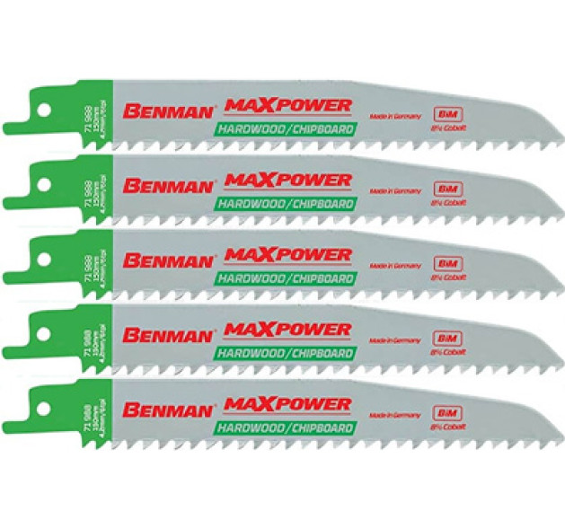 Benman Λάμες S610DF για Ξύλο 240mm 5τμχ