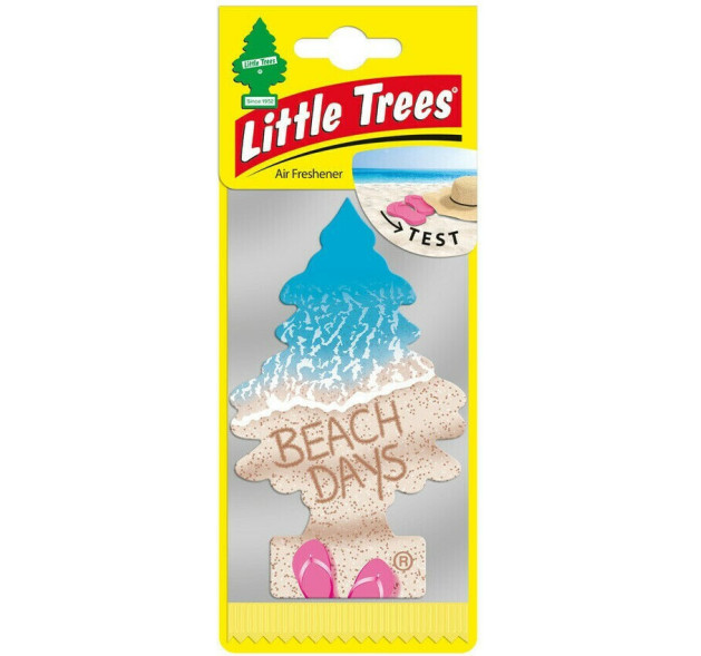 Little Trees Αρωματική Καρτέλα Κρεμαστή Αυτοκινήτου Beach Days