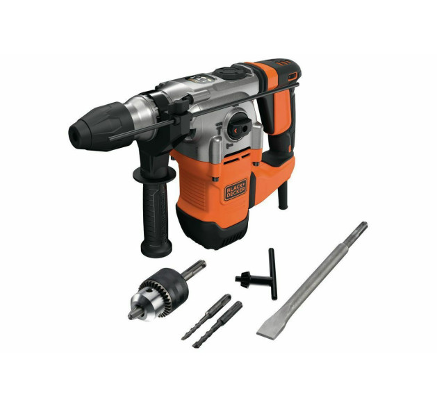 Black & Decker BEHS03K Κρουστικό Σκαπτικό Ρεύματος 1250W με SDS Plus