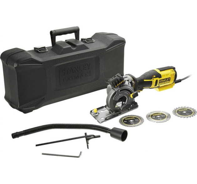 Stanley FME380K Δισκοπρίονο 650W με Σύστημα Αναρρόφησης BAΘOΣ KOΠHΣ 28,5MM