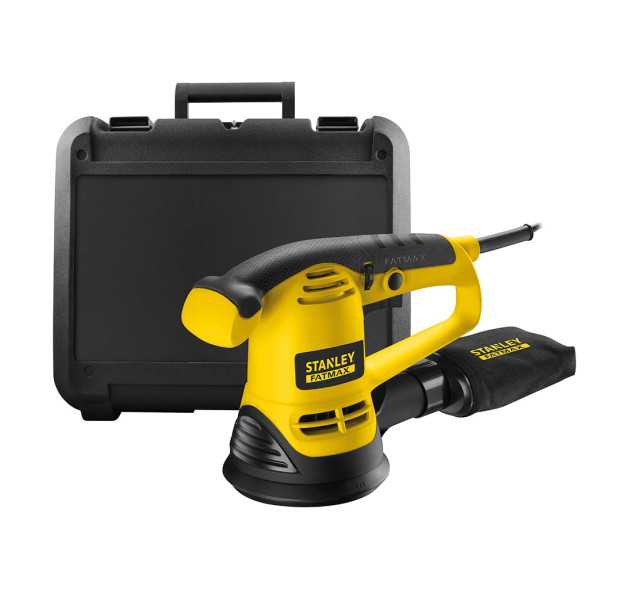 Stanley FME440K Έκκεντρο Τριβείο 125mm Ρεύματος 480W με Ρύθμιση Ταχύτητας και με Σύστημα Αναρρόφησης