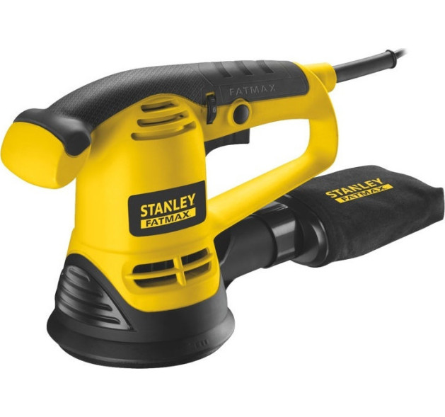 Stanley FME440K Έκκεντρο Τριβείο 125mm Ρεύματος 480W με Ρύθμιση Ταχύτητας και με Σύστημα Αναρρόφησης