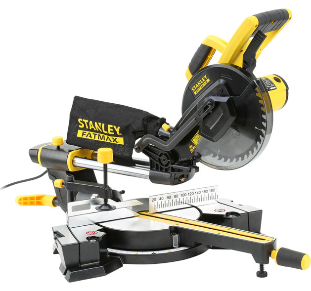 Stanley FME721 Φαλτσοπρίονο Συρόμενο με Ισχύ 1500W, Δίσκο Κοπής Διαμέτρου 216mm & Ταχύτητα Κοπής 500