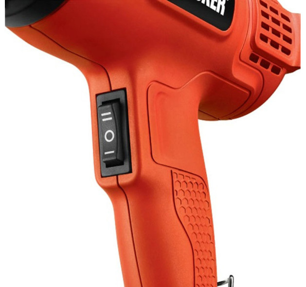 Black & Decker KX1650-QS Πιστόλι Θερμού Αέρα 1750W με Ρύθμιση Θερμοκρασίας εως και 600°C