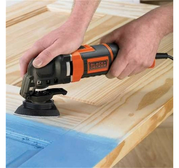 Black & Decker Παλινδρομικό Πολυεργαλείο 300W με Ρύθμιση Ταχύτητας