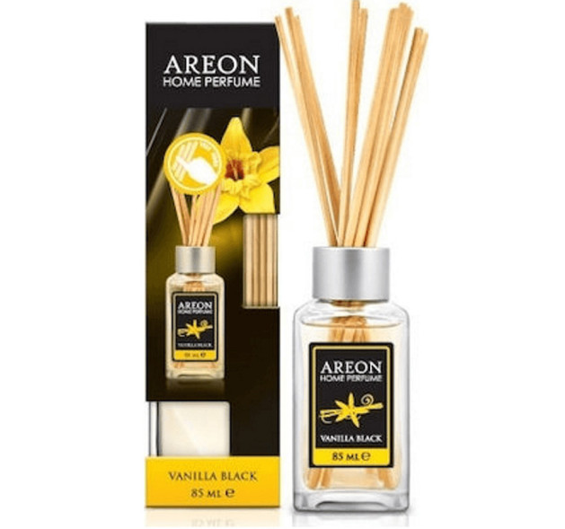 Αρωματικό Χώρου Areon με Sticks Lux Vanilla Black 85ml