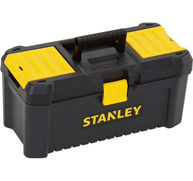 Stanley Essential Εργαλειοθήκη Χειρός Πλαστική με Ταμπακιέρα Π32xB18.8xΥ13.2cm