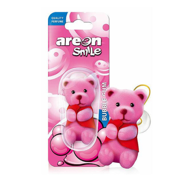 Areon Αρωματικό Κρεμαστό Αυτοκινήτου Smile Bubble Gum